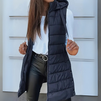 Isabella | Chaleco Puffer Sin Mangas Ligero