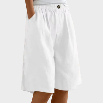 Isabela | Pantalones cortos de lino Medianos