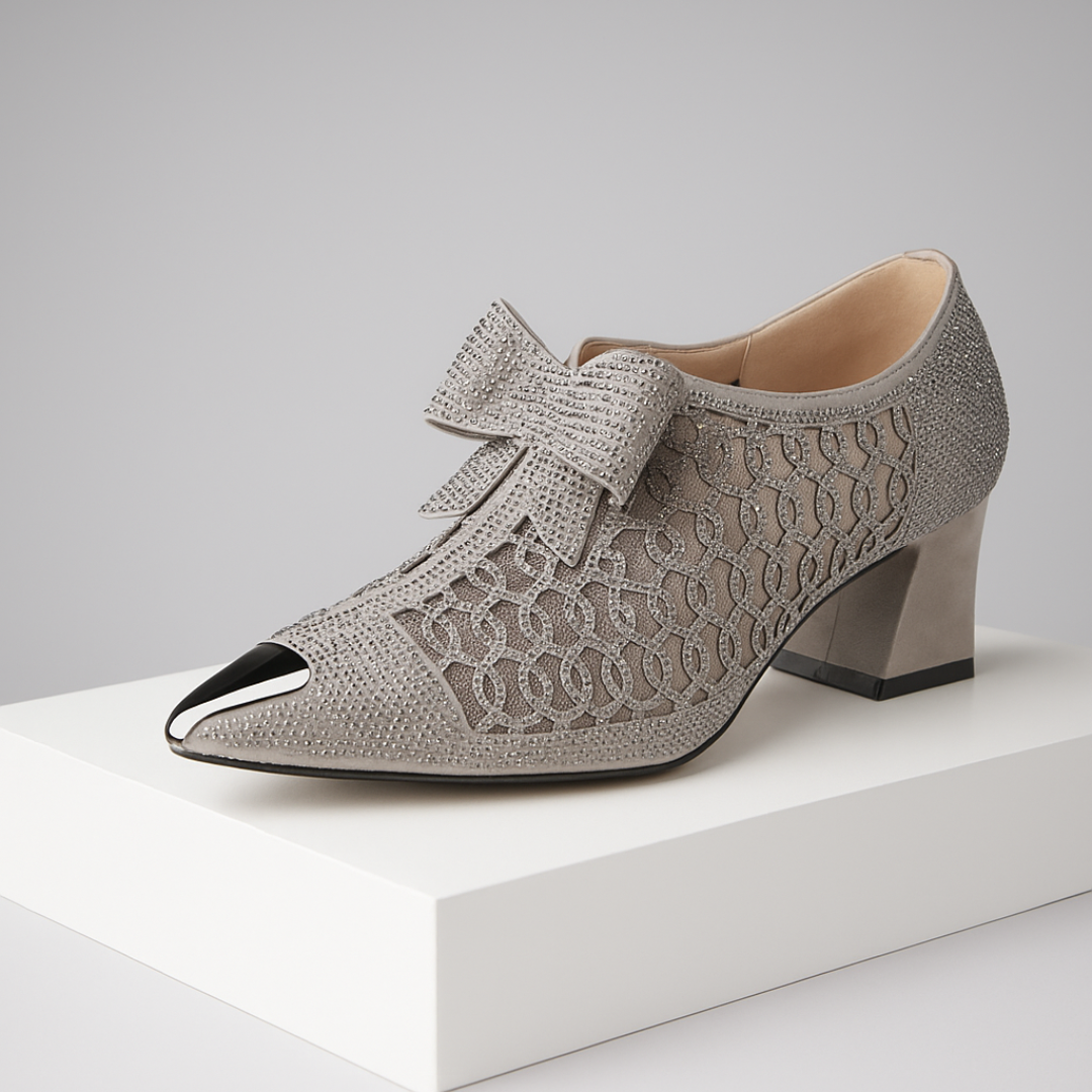 Zapatos de Tacón Vivienne con Lazo