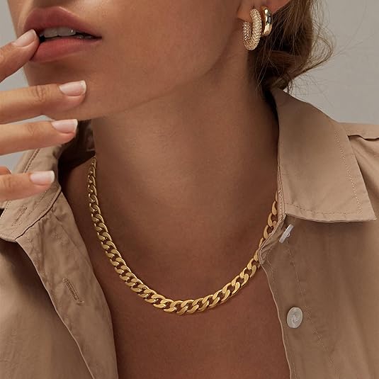 Collar Chunky Cuban Link | Dorado