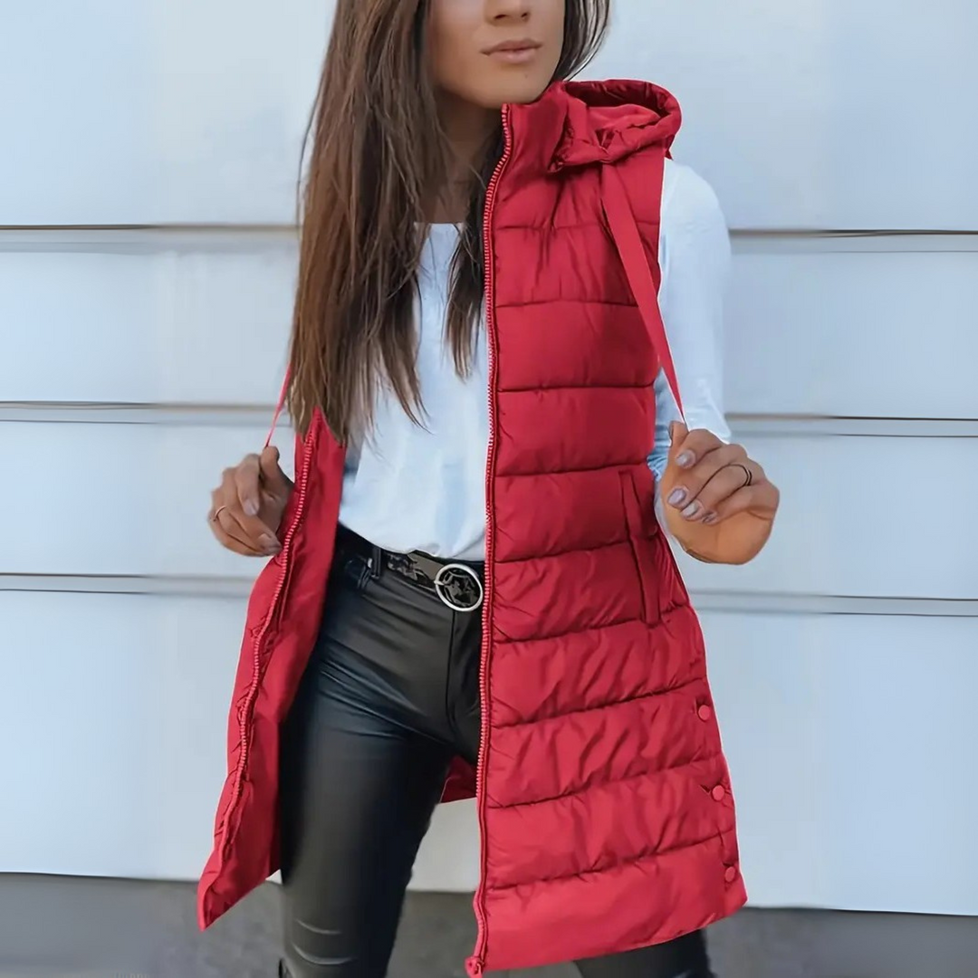 Isabella | Chaleco Puffer Sin Mangas Ligero