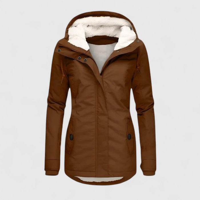 Lourdes | Chaqueta de invierno impermeable con capucha