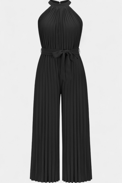 Patrizia Mono Palazzo Plisado con Cuello Halter