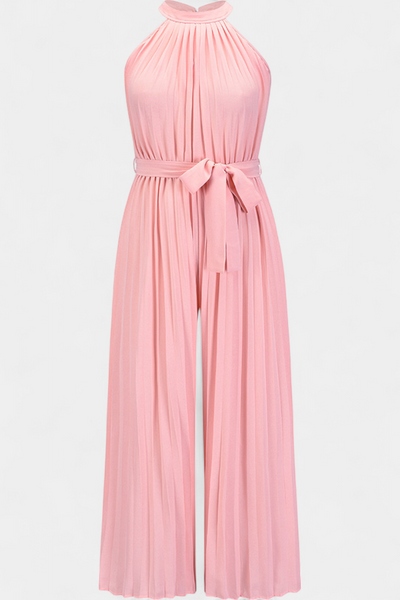 Patrizia Mono Palazzo Plisado con Cuello Halter