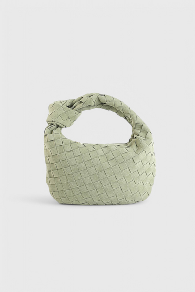 Remi Bolso Mini Woven con Detalle de Nudo