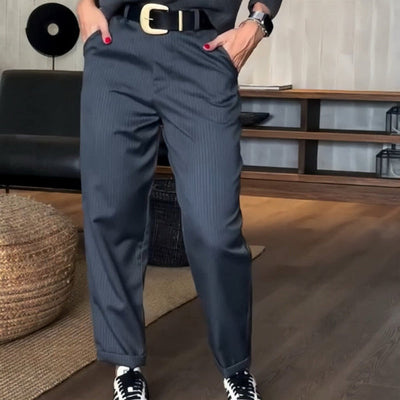 Mathilda | Pantalones de traje a rayas para mujeres