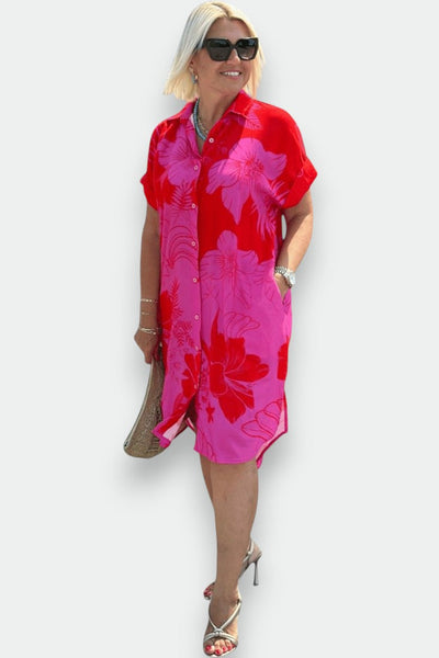 Naomi | Vestido con estampado de flores